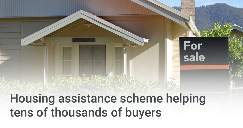 Housing assistance scheme helping tens of thousands of buyers